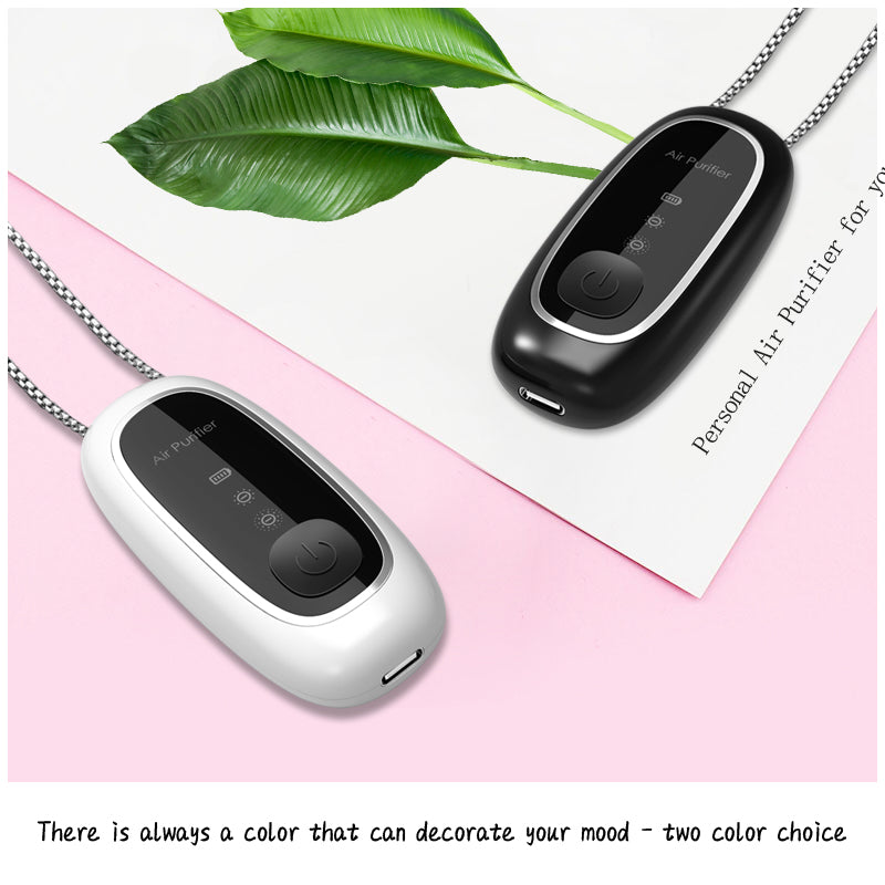 OPHAMAX Necklace Air Purifier Portable Negative Ion Personal PM2.5 Remover Air Purifier
