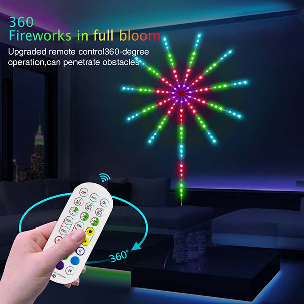 OPHAMAX Firework LED Strip Lights Dream Color Music Sync