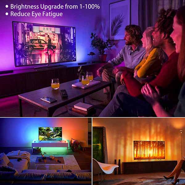 Led Strip Lights, 5V RGB Smart LED Strip Lights, APP & Remote Control, 16 Million Colors, 213 Dynamic Modes, USB Powered Flexible Light Strip for Room, TV, PC Gaming Decoration