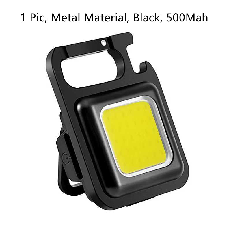 OPHAMAX Flash Torch Search Light Led Cob Rechargeable Keychain Light